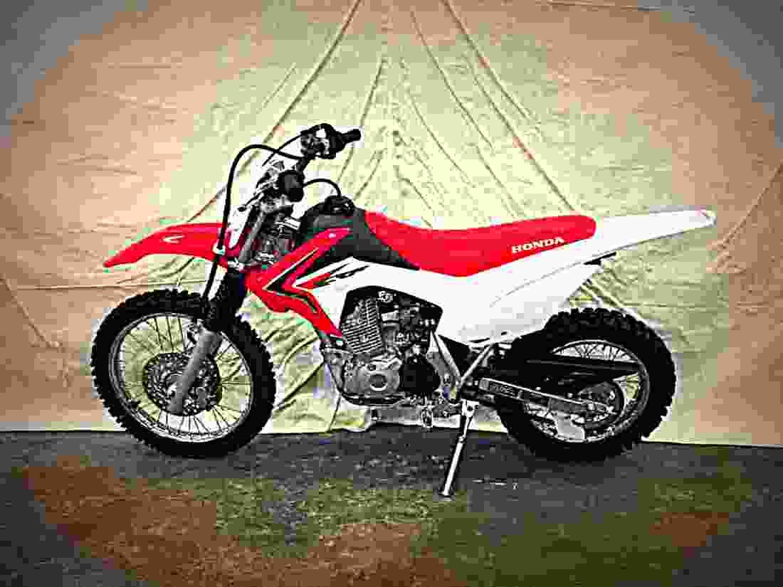 Honda CRF125F 2018 2 motorbike A4 Photo Print