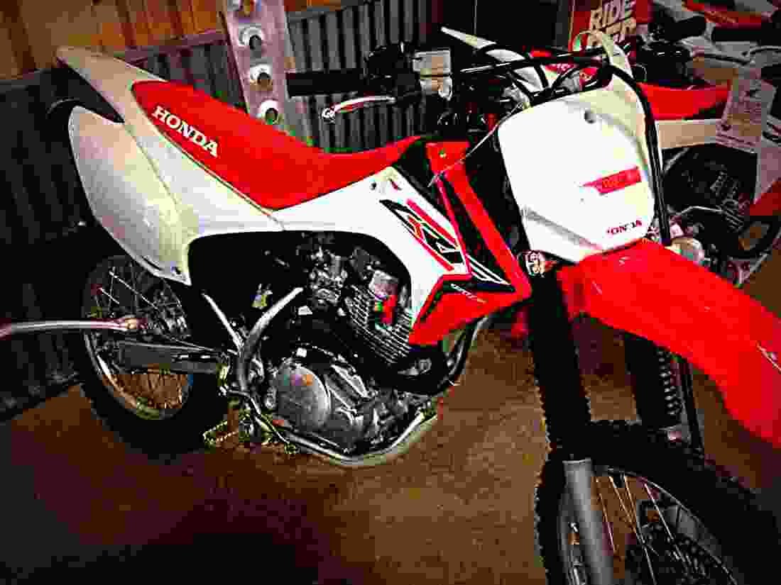 Honda CRF150F 2017 3 motorbike A4 Photo Print