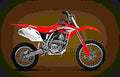 Honda CRF150R 2018 1 motorbike A4 Photo Print