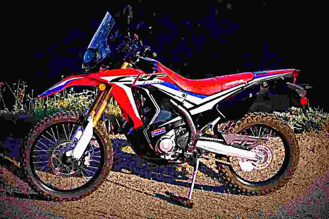 Honda CRF250L Rally 2017 4 motorbike A4 Photo Print