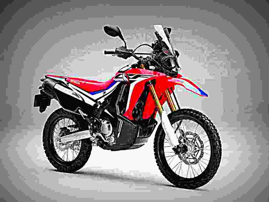 Honda CRF250L Rally ABS 2017 3 motorbike A4 Photo Print