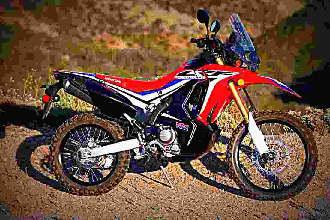 Honda CRF250L Rally ABS 2017 4 motorbike A4 Photo Print