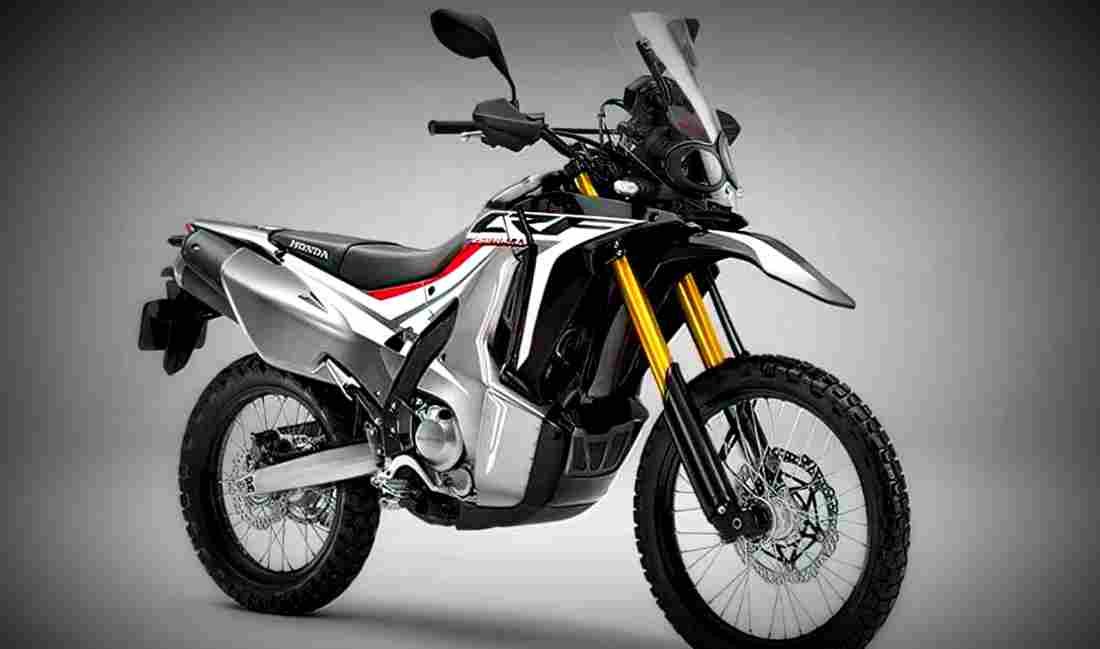 Honda CRF250L Rally ABS 2018 1 motorbike A4 Photo Print