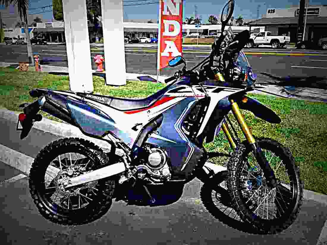 Honda CRF250L Rally ABS 2018 2 motorbike A4 Photo Print