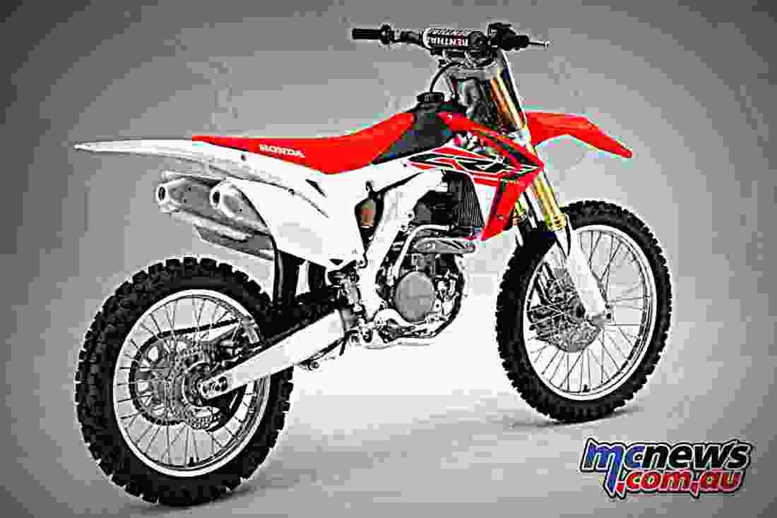 Honda CRF250R 2017 3 motorbike A4 Photo Print