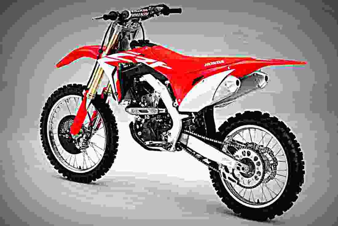 Honda CRF250R 2018 4 motorbike A4 Photo Print