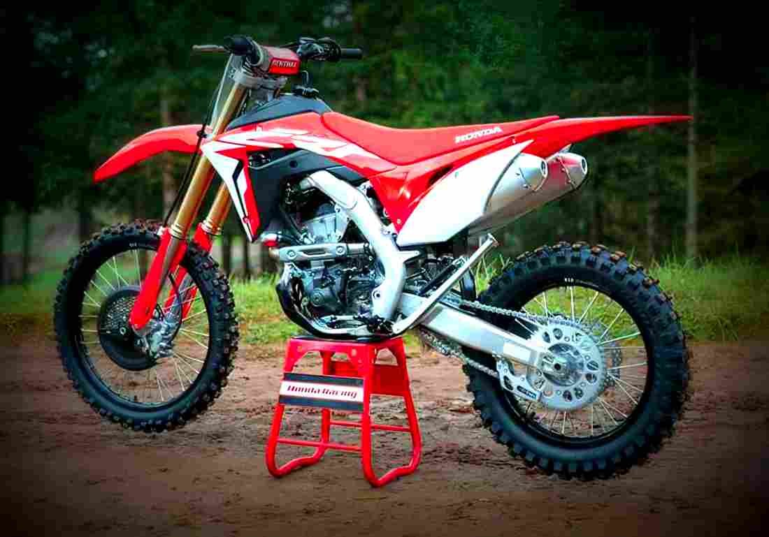 Honda CRF250R 2019 4 motorbike A4 Photo Print