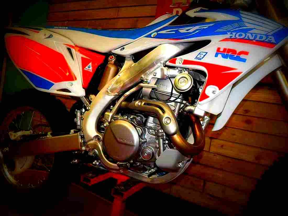 Honda CRF250XRL 2017 4 motorbike A4 Photo Print
