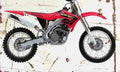 Honda CRF450R 2002 Aged Vintage A4 Photo Print