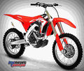 Honda CRF450R 2017 3 motorbike A4 Photo Print
