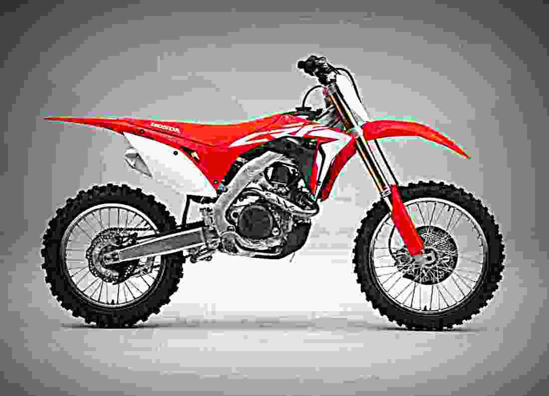 Honda CRF450R 2018 4 motorbike A4 Photo Print