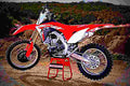 Honda CRF450RX 2017 2 motorbike A4 Photo Print