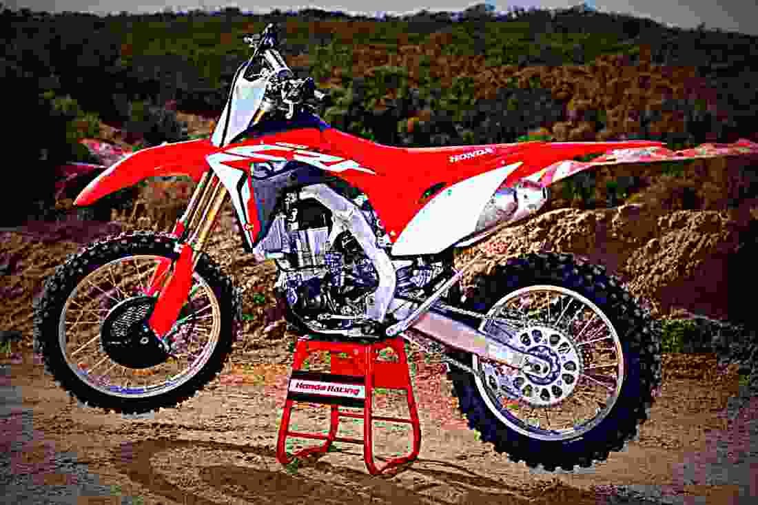Honda CRF450RX 2017 2 motorbike A4 Photo Print