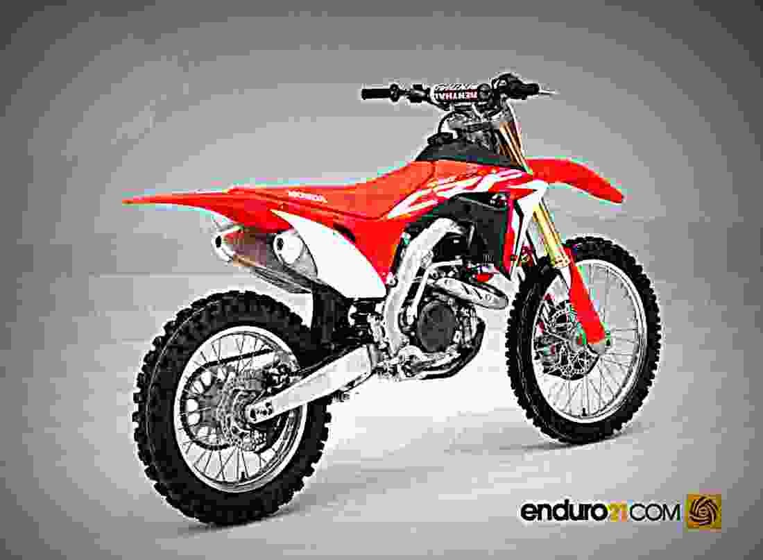 Honda CRF450RX 2017 3 motorbike A4 Photo Print