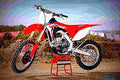 Honda CRF450RX 2017 4 motorbike A4 Photo Print