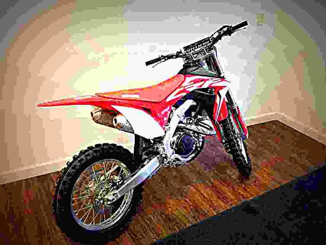 Honda CRF450RX 2018 3 motorbike A4 Photo Print