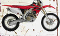 Honda CRF450X 2008 Aged Vintage A4 Photo Print