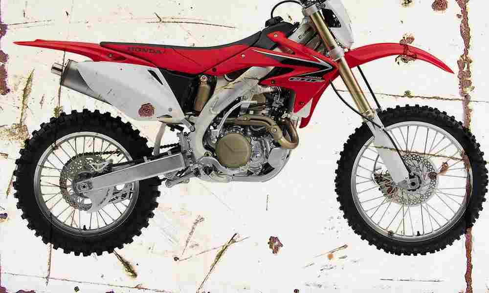 Honda CRF450X 2008 Aged Vintage A4 Photo Print