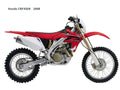 Honda CRF450X 2008 motorbike A4 Photo Print