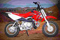 Honda CRF50F 2017 3 motorbike A4 Photo Print