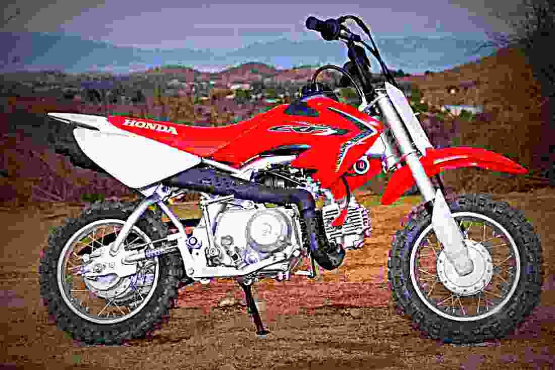 Honda CRF50F 2017 3 motorbike A4 Photo Print