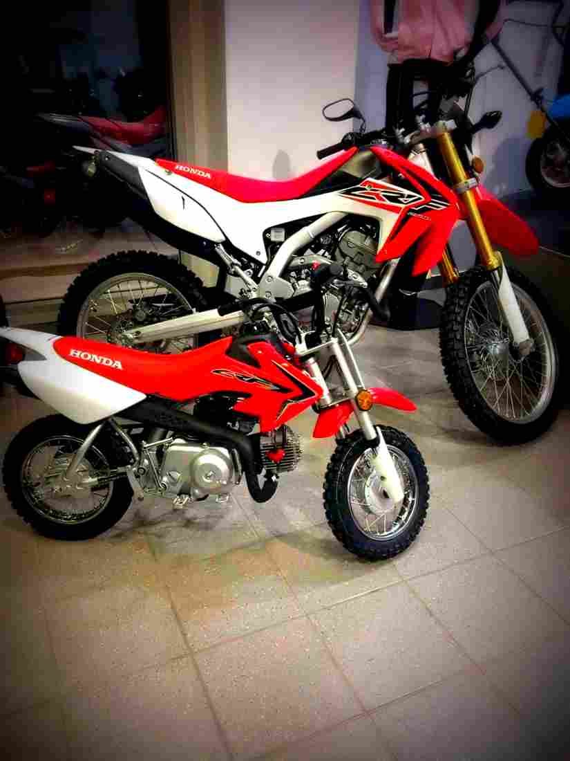 Honda CRF50F 2017 4 motorbike A4 Photo Print