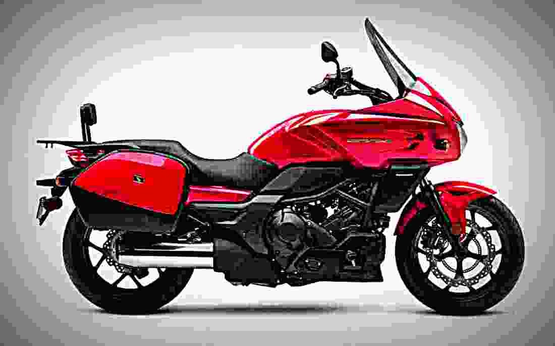 Honda CTX700 DCT 2018 1 motorbike A4 Photo Print