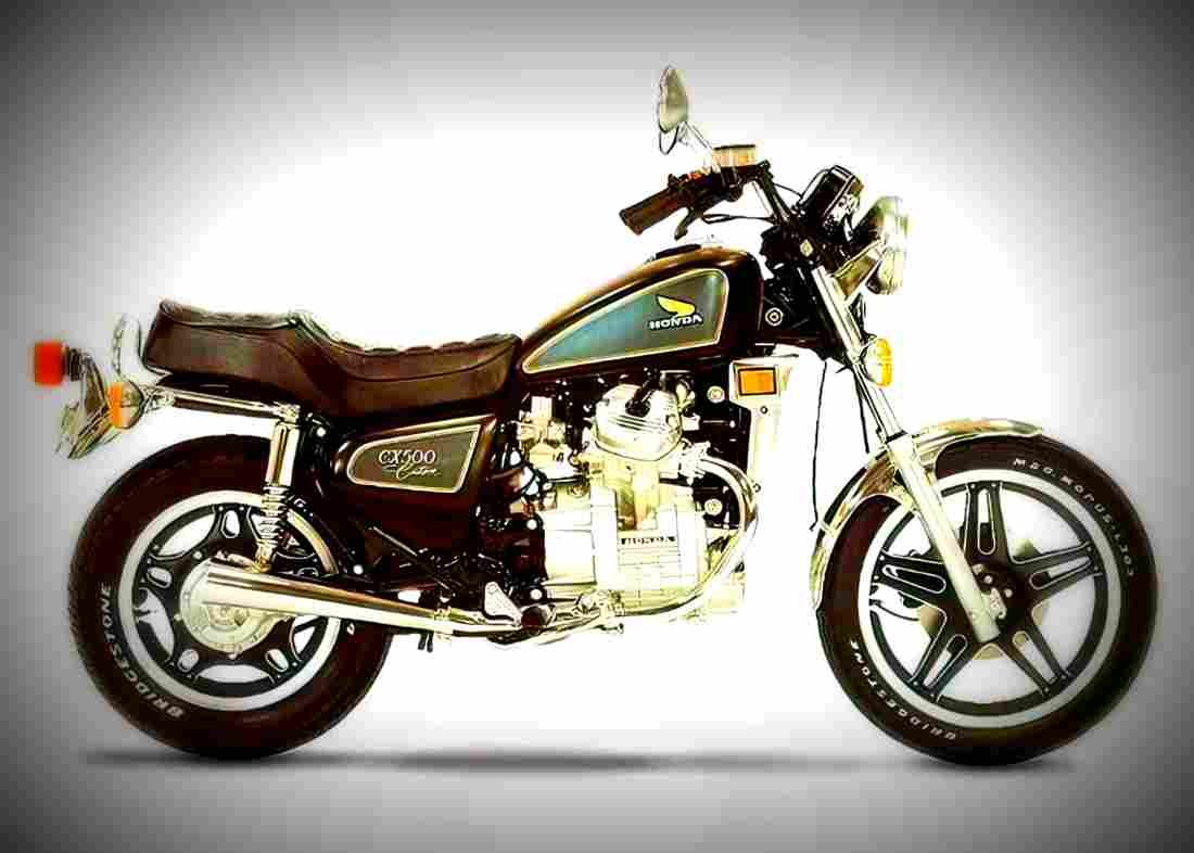 Honda CX 500 C 1982 2 motorbike A4 Photo Print