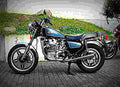 Honda CX 500 C 1983 1 motorbike A4 Photo Print