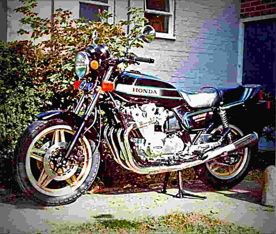 Honda CX 500 C 1983 4 motorbike A4 Photo Print