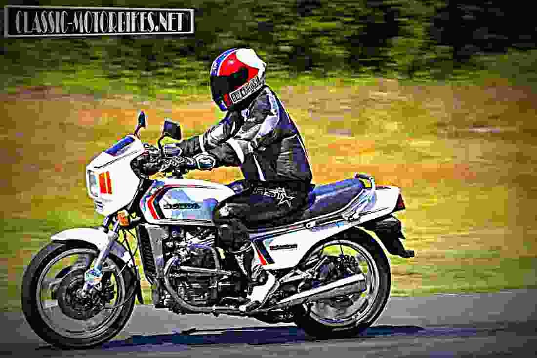 Honda CX 500 C (reduced effect) 1981 1 motorbike A4 Photo Print