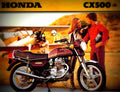 Honda CX 500 Custom 1979 5 motorbike A4 Photo Print