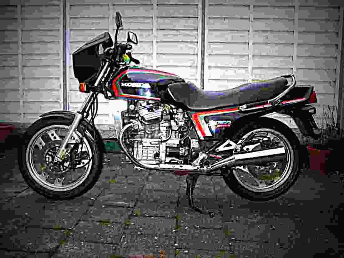 Honda CX 500 E (reduced effect) 1982 5 motorbike A4 Photo Print