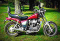 Honda CX 500 E (reduced effect) 1983 2 motorbike A4 Photo Print