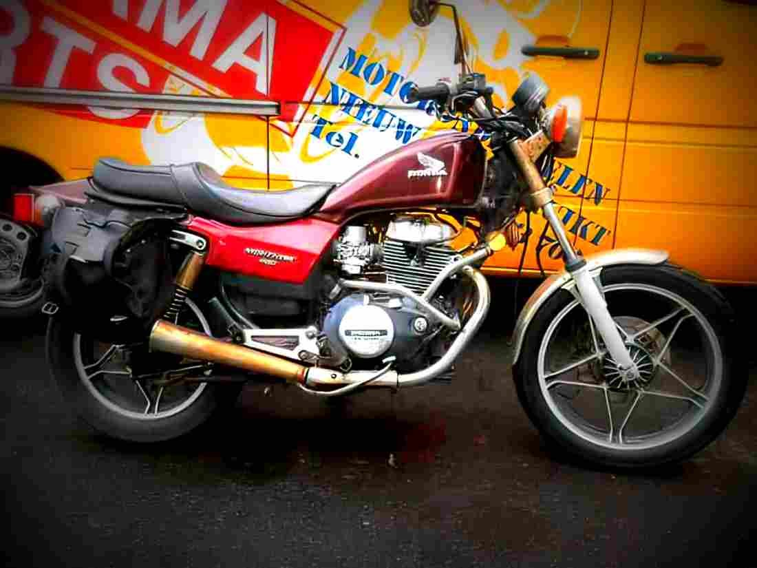 Honda CX 500 SC 1983 3 motorbike A4 Photo Print
