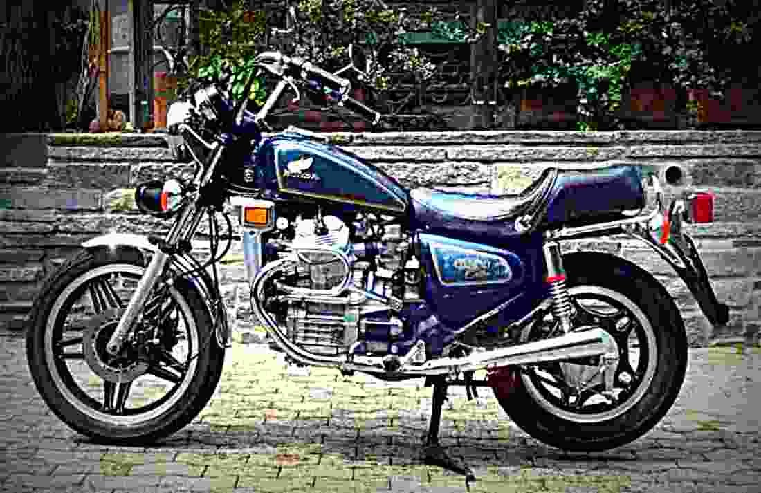 Honda CX 500 (reduced effect) 1980 4 motorbike A4 Photo Print