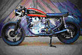 Honda CX 500 (reduced effect) 1981 3 motorbike A4 Photo Print