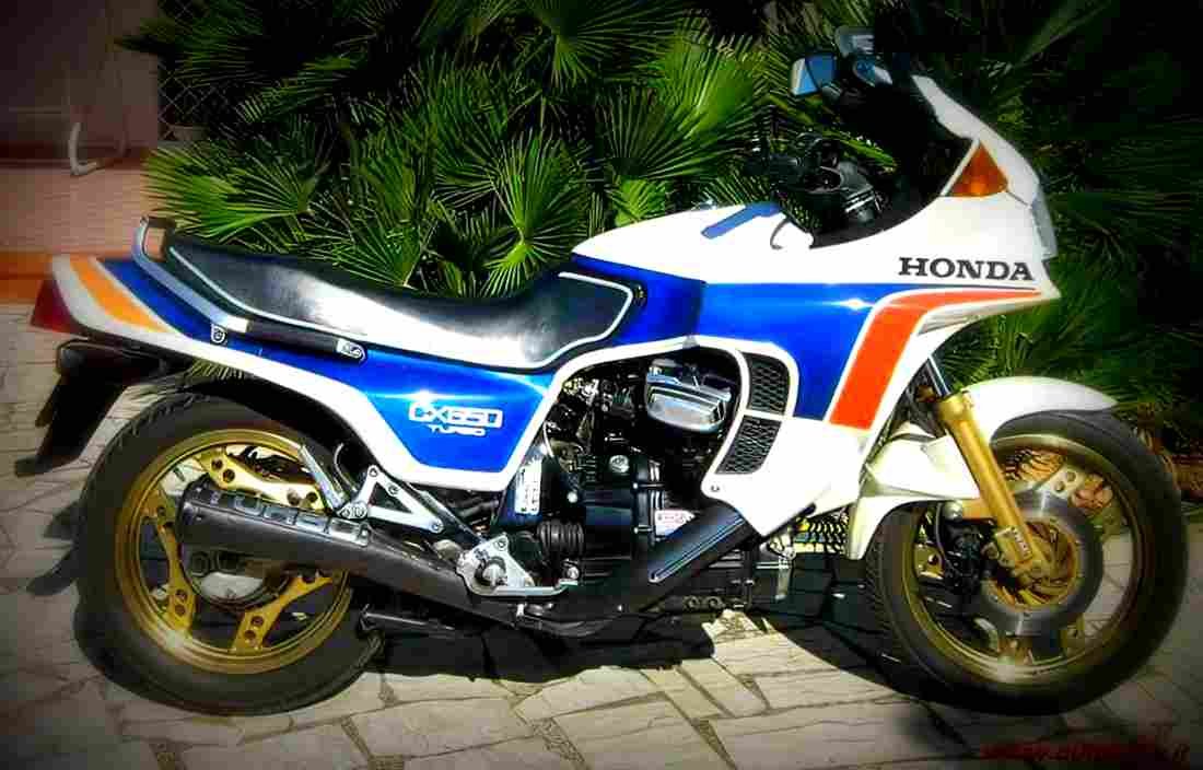 Honda CX 650 E 1985 3 motorbike A4 Photo Print