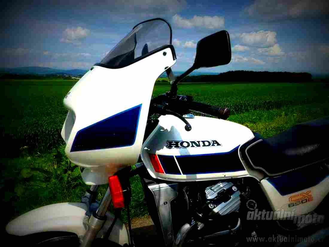 Honda CX 650 E 1985 4 motorbike A4 Photo Print