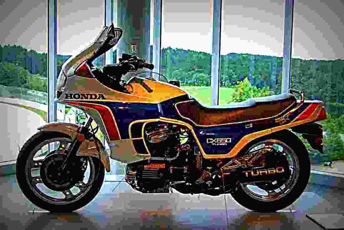 Honda CX 650 Turbo 1983 2 motorbike A4 Photo Print