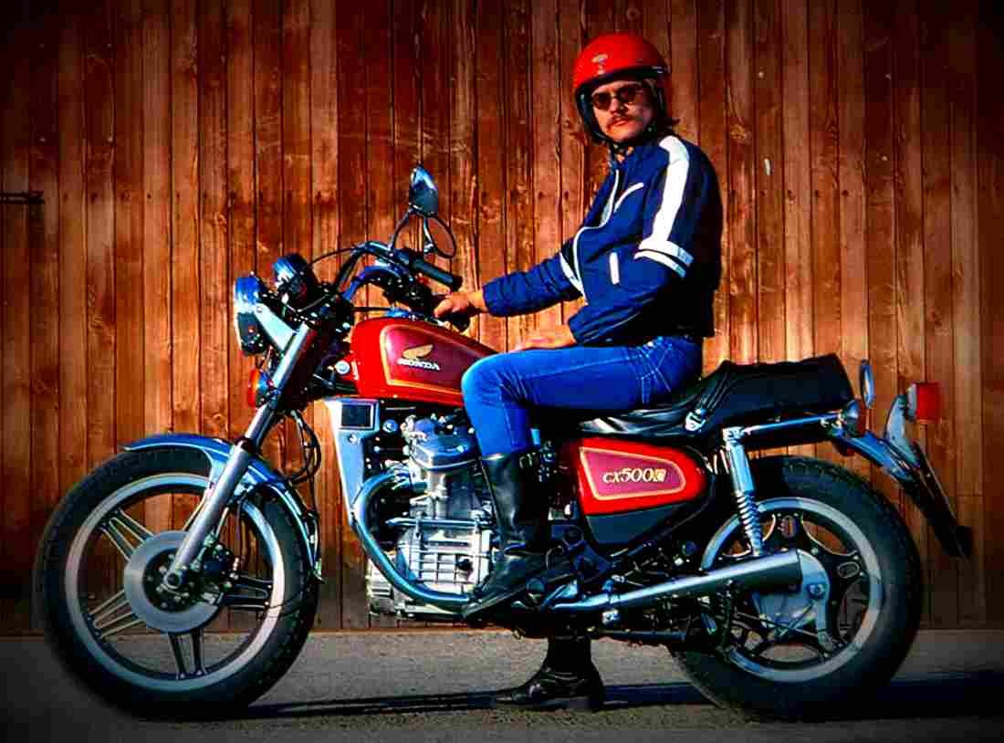 Honda CX 650 Turbo 1985 3 motorbike A4 Photo Print