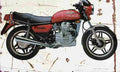 Honda CX500 1981 Aged Vintage A4 Photo Print