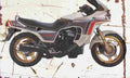 Honda CX500 Turbo 1982 Aged Vintage A4 Photo Print