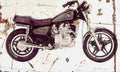 Honda CX500C 1981 Aged Vintage A4 Photo Print