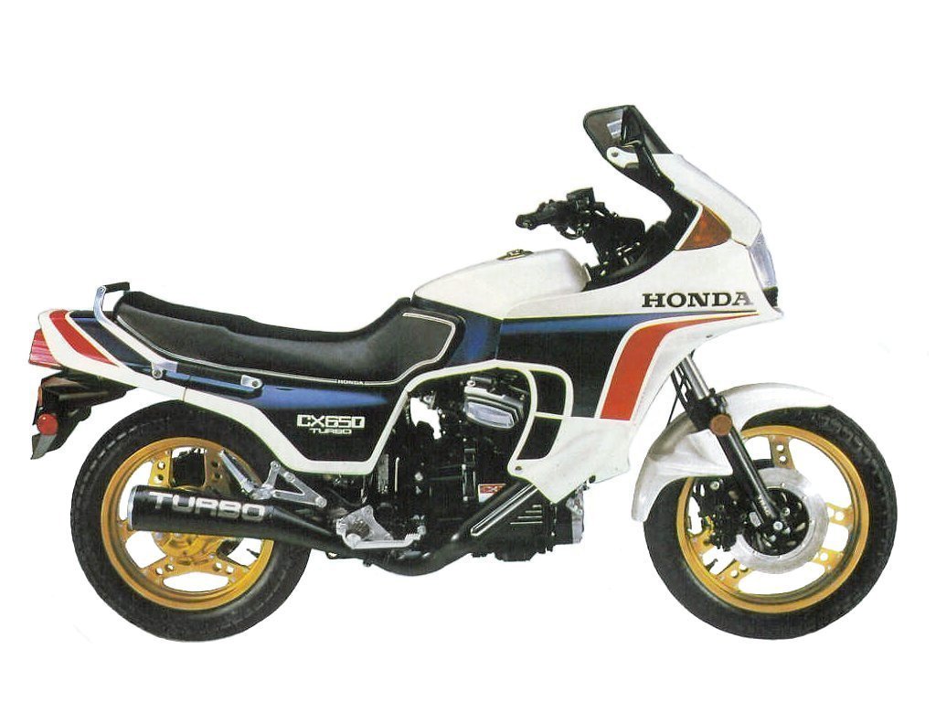 Honda CX650 Turbo 1983 A4 Photo Print