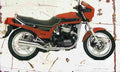 Honda CX650E 1983 Aged Vintage A4 Photo Print
