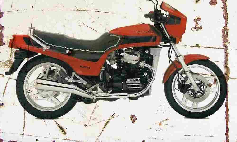 Honda CX650E 1983 Aged Vintage A4 Photo Print