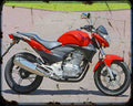 Honda Cb 300R 2 A4 Photo Print Motorbike Vintage Aged