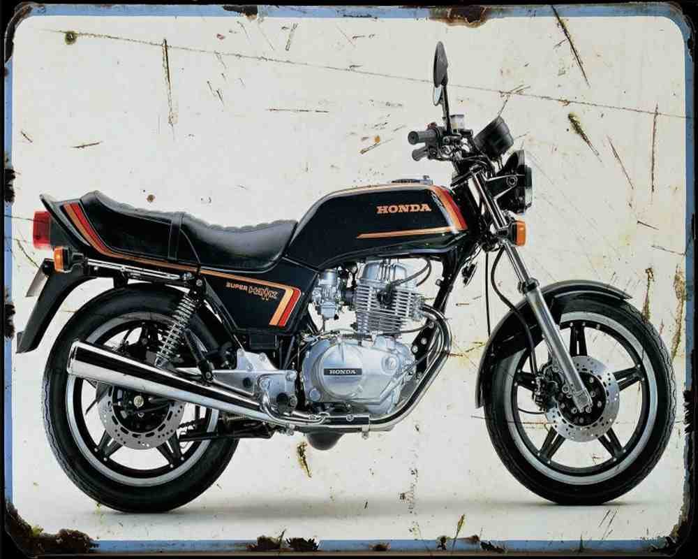 Honda Cb250 Superhawk Motorbike Vintage Aged A4 Photo Print