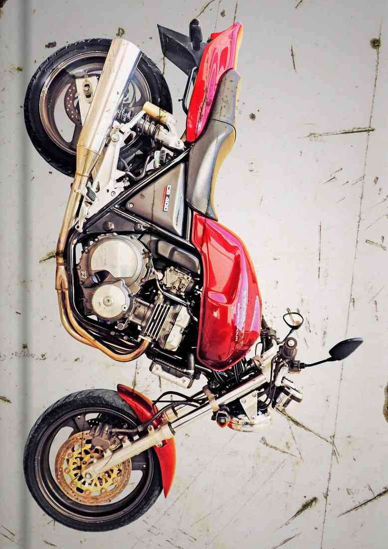Honda Cb400 Super Four 96 aged A4 Photo Print